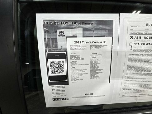 Used 2011 Toyota Corolla LE image 13