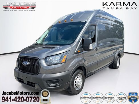 Used 2025 Ford Transit 350 148 High Roof Extended DRW w/ Upfitter Package RWD image 1