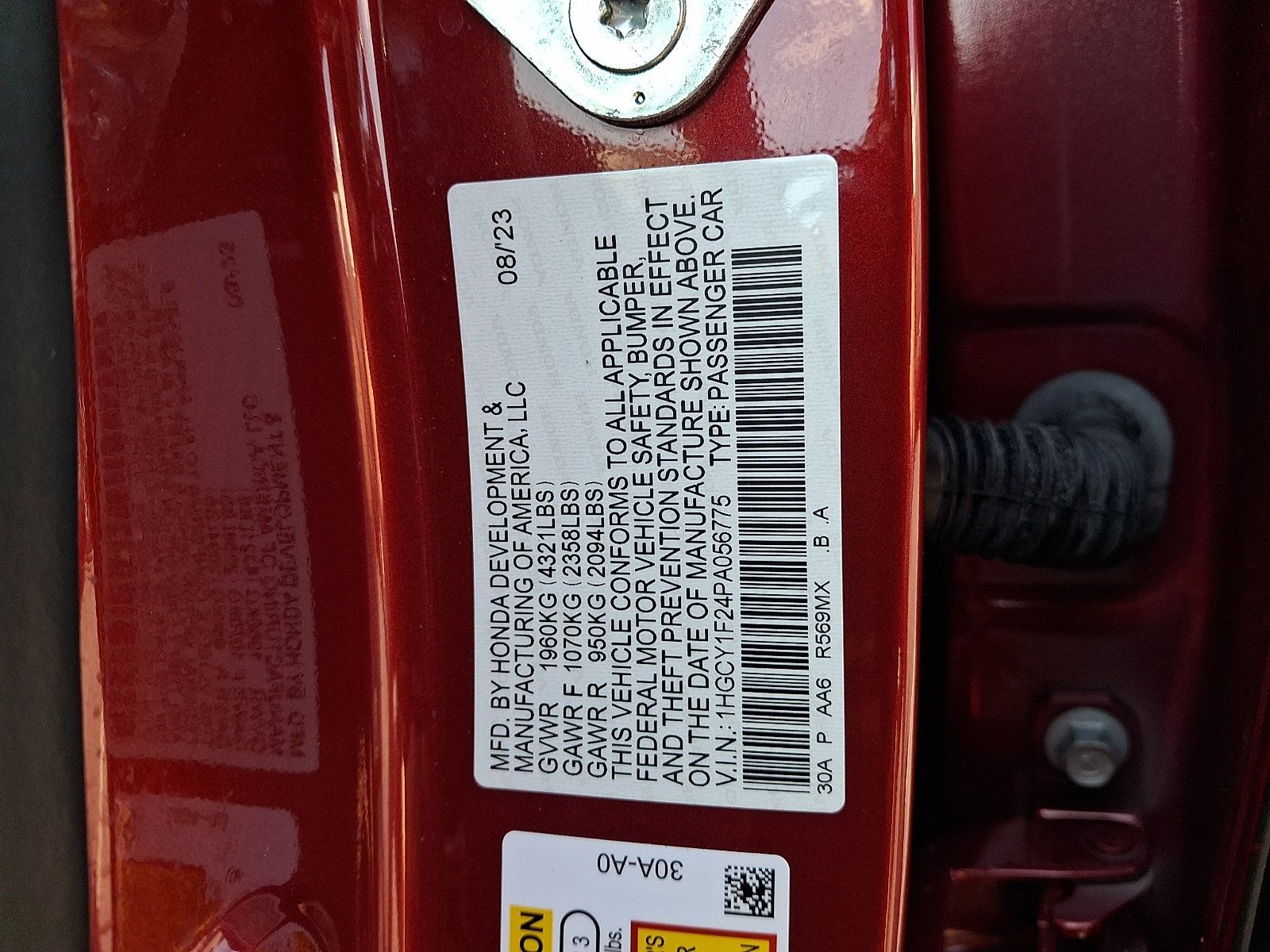 Used 2023 Honda Accord LX image 18