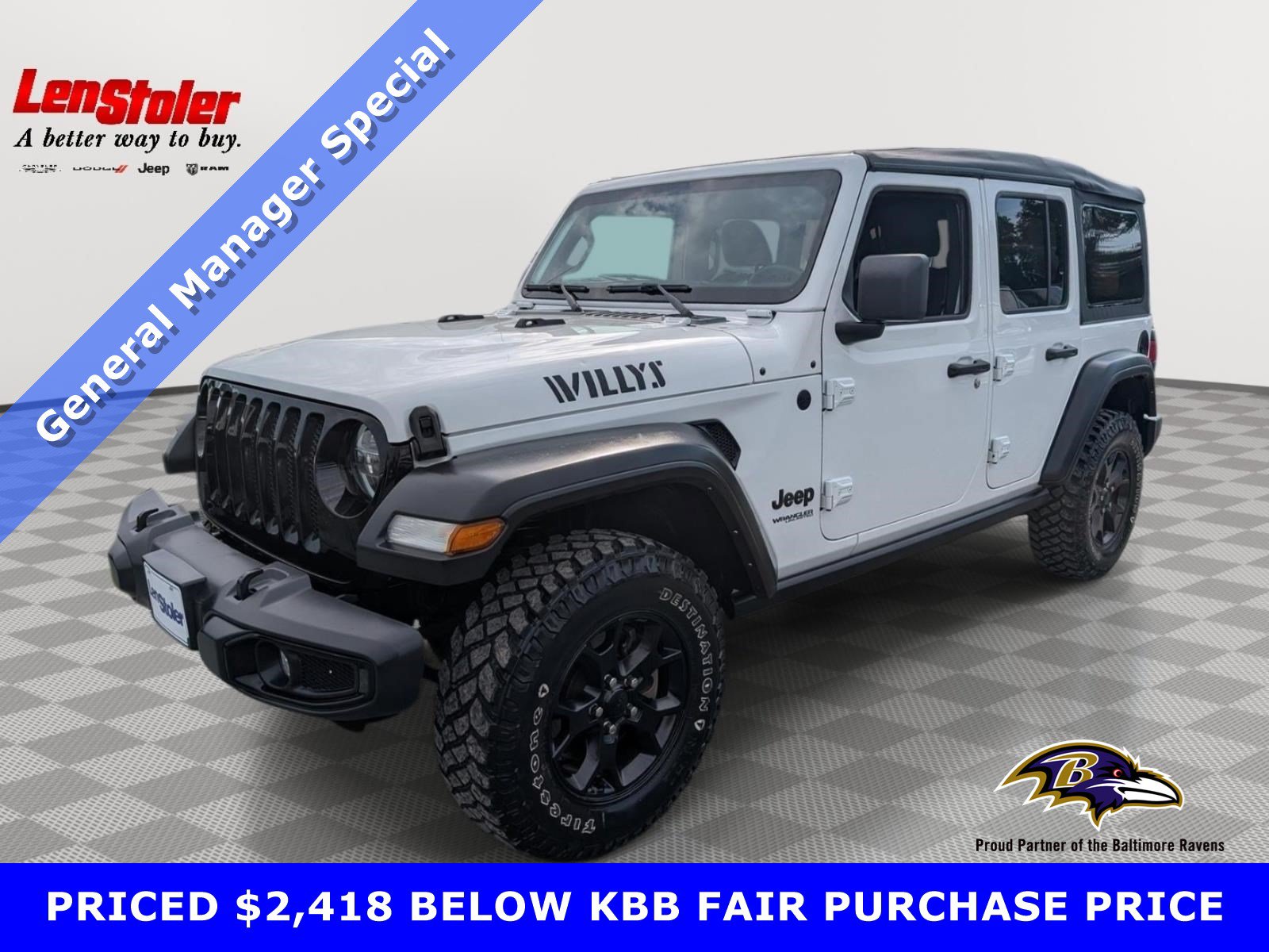 Used 2022 Jeep Wrangler Unlimited Sport AWD/4WD image 1