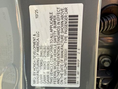 Certified 2026 Honda Civic Sport image 25