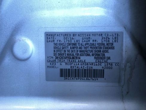 Used 2016 Nissan Versa S Plus FWD image 30