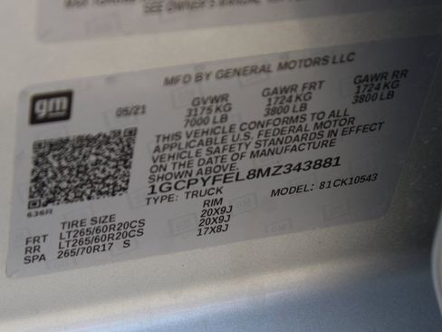 Used 2021 Chevrolet Silverado 1500 LT Trail Boss w/ Convenience Package II image 55