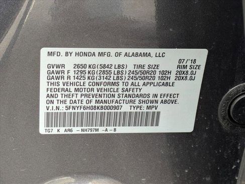 Used 2019 Honda Pilot Elite image 28