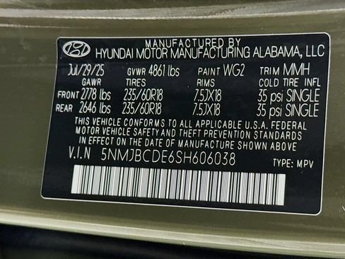 Certified 2025 Hyundai Tucson SEL AWD/4WD image 37