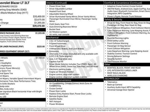 Used 2024 Chevrolet Blazer LT w/ Convenience Package image 33