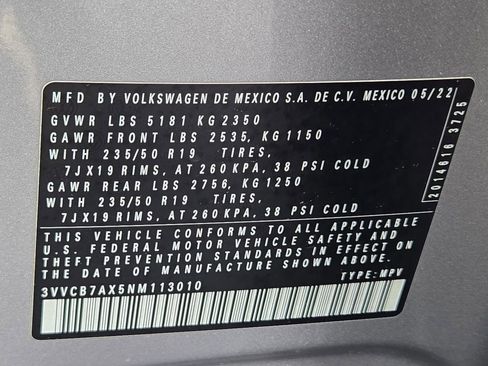 Used 2022 Volkswagen Tiguan SE R-Line FWD image 36