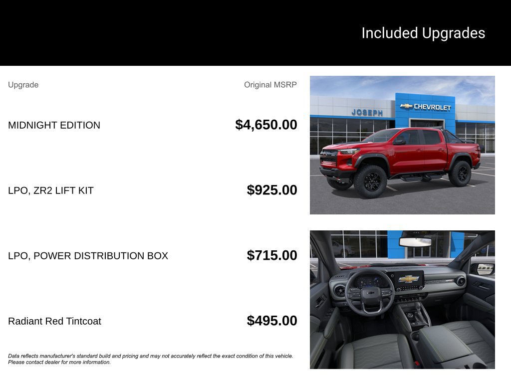 New 2026 Chevrolet Colorado ZR2 w/ Midnight Edition AWD/4WD image 4