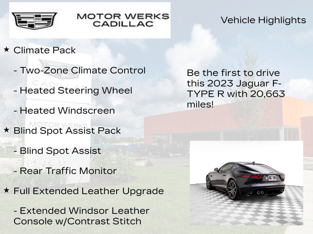 Used 2023 Jaguar F-TYPE R AWD/4WD image 12