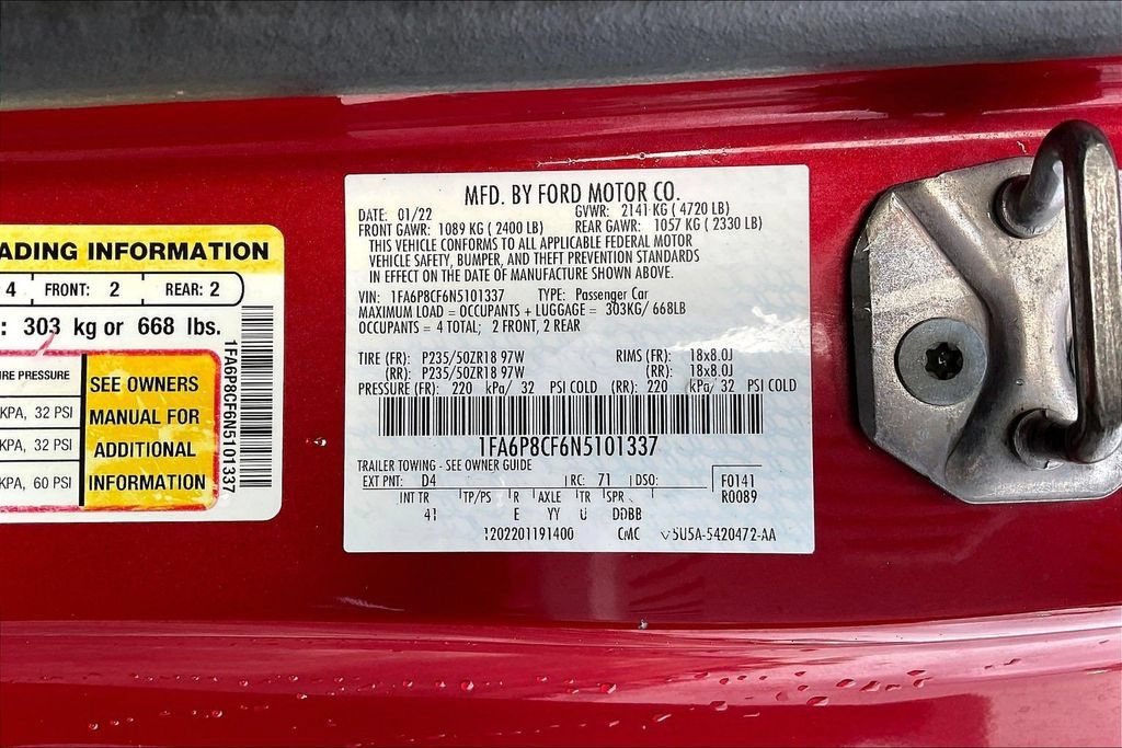 Used 2022 Ford Mustang GT Premium RWD image 22