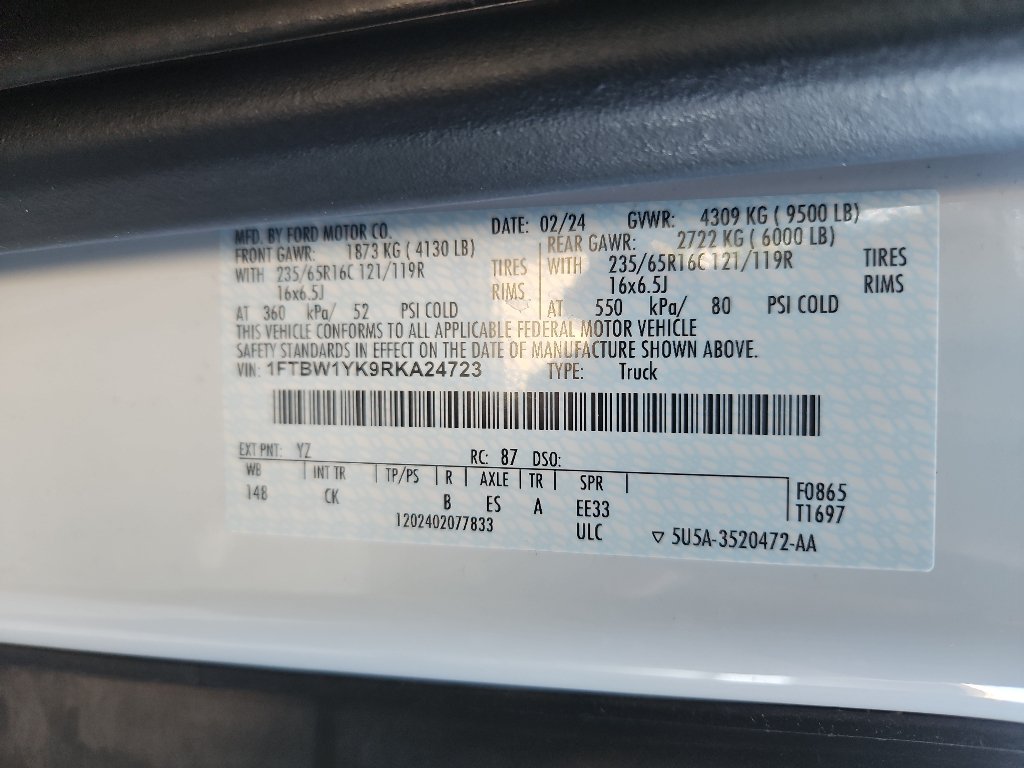 Used 2024 Ford E-Transit Low Roof RWD image 24
