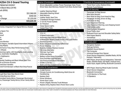 Used 2021 MAZDA CX-5 Grand Touring AWD/4WD image 2