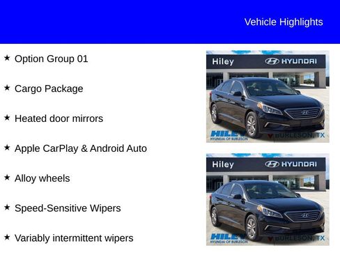 Used 2017 Hyundai Sonata SE w/ Cargo Package FWD image 10