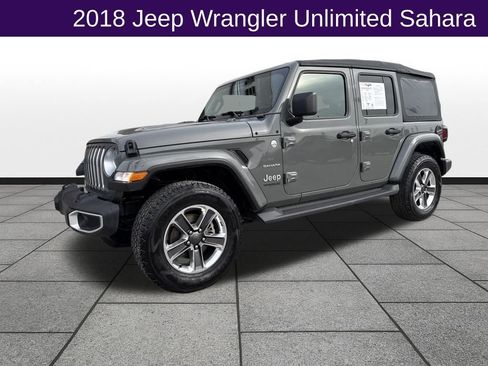 Used 2018 Jeep Wrangler Unlimited Sahara image 1