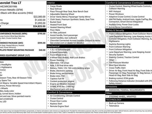 Used 2024 Chevrolet Trax LT w/ Driver Confidence Package image 41