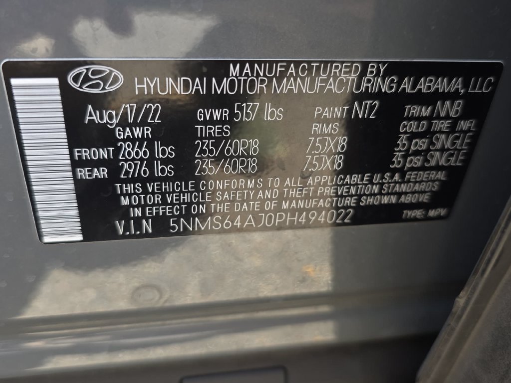 Used 2023 Hyundai Santa Fe XRT w/ Cargo Package FWD image 33
