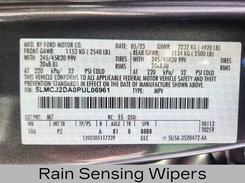 Certified 2023 Lincoln Corsair Reserve w/ Equipment Group 201A image 27