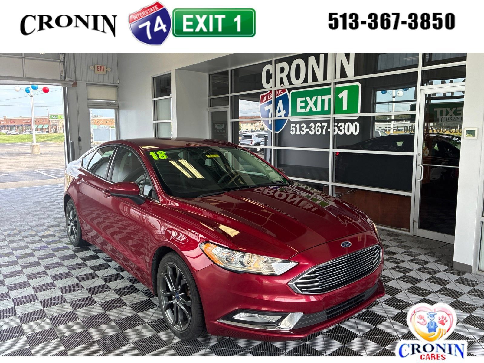 Used 2018 Ford Fusion SE w/ Equipment Group 201A FWD image 1