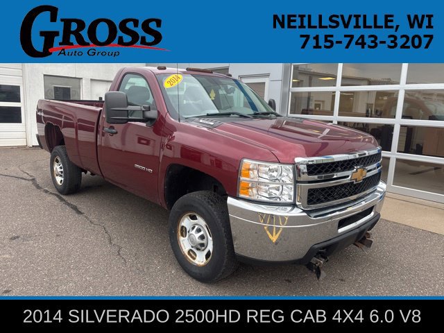 Used 2014 Chevrolet Silverado 2500 W/T w/ Snow Plow Prep Package AWD/4WD image 1
