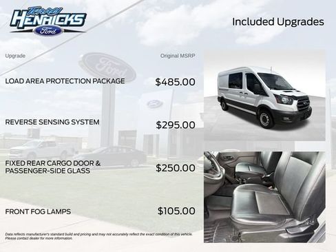 Used 2020 Ford Transit 250 Medium Roof w/ Load Area Protection Package RWD image 8