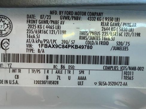 Used 2023 Ford Transit 350 XLT image 38