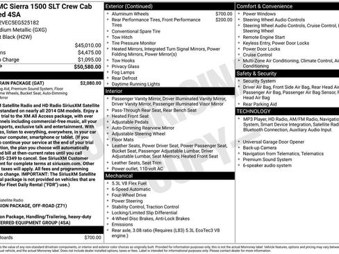 Used 2014 GMC Sierra 1500 SLT w/ All-Terrain Package AWD/4WD image 42
