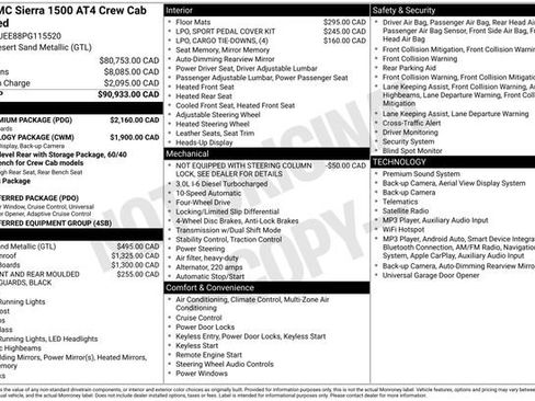 Used 2023 GMC Sierra 1500 AT4 w/ AT4 Premium Package AWD/4WD image 42