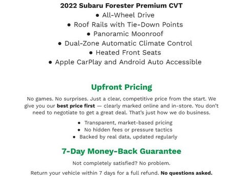 Used 2022 Subaru Forester Premium image 2
