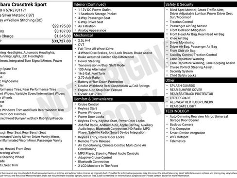 Used 2024 Subaru Crosstrek 2.5i Sport image 40