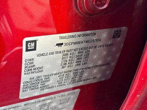 Used 2021 Chevrolet Silverado 1500 Custom image 53