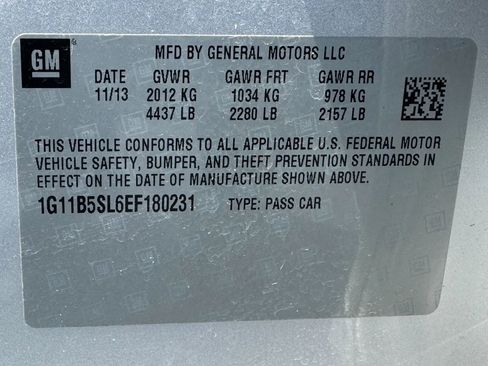 Used 2014 Chevrolet Malibu LS w/ Protection Package FWD image 2