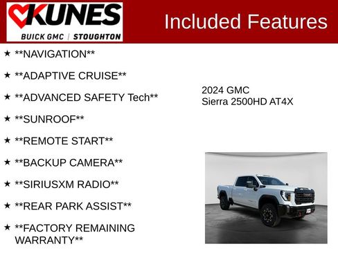 Used 2024 GMC Sierra 2500 AT4X AWD/4WD image 2