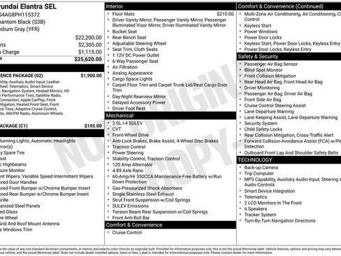 Used 2023 Hyundai Elantra SEL w/ Convenience Package FWD image 12