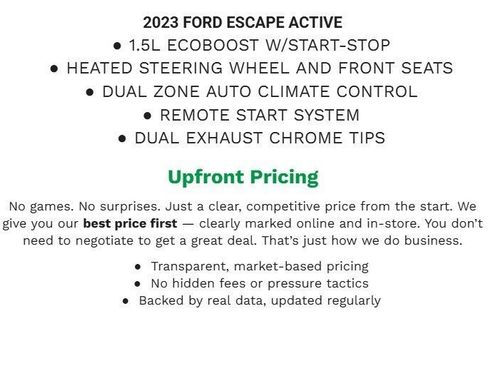 Certified 2023 Ford Escape Active image 2