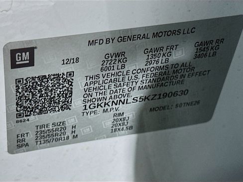 Used 2019 GMC Acadia SLT FWD image 12