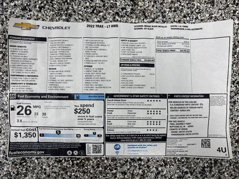 Used 2022 Chevrolet Trax LT w/ LT Convenience Package image 21