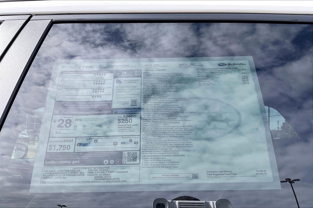 New 2026 Subaru Forester Touring AWD/4WD image 17