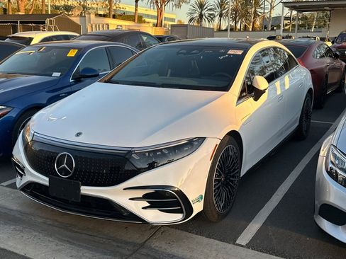 Certified 2022 Mercedes-Benz EQS 450+ Sedan w/ AMG Line Exterior image 2