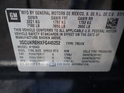 Used 2015 Chevrolet Silverado 1500 LT w/ All Star Edition AWD/4WD image 4