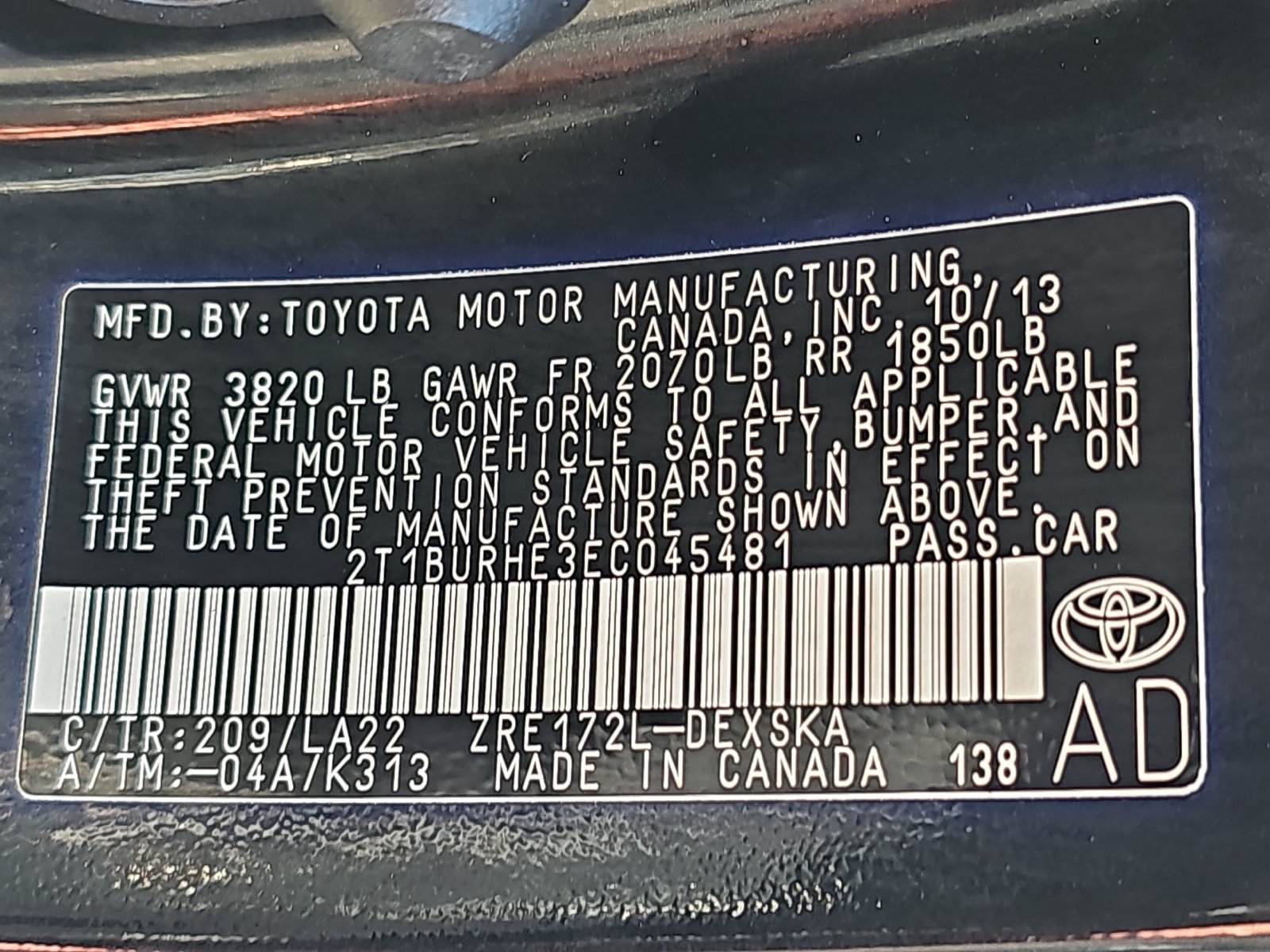 Used 2014 Toyota Corolla S Premium w/ Driver Convenience Package FWD image 42