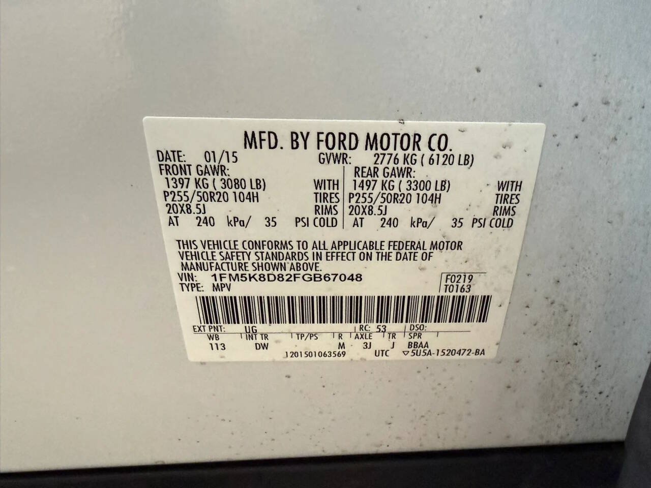 Used 2015 Ford Explorer XLT w/ Equipment Group 202B AWD/4WD image 32