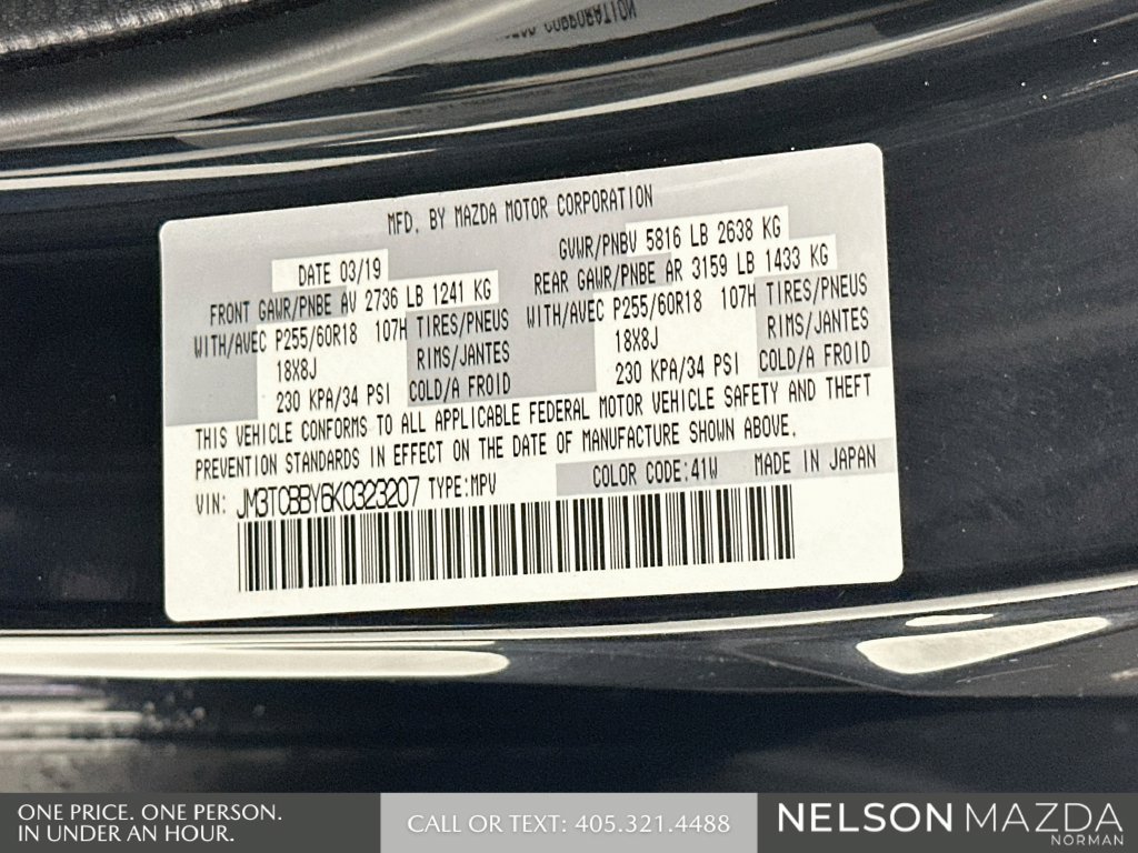 Used 2019 MAZDA CX-9 Sport AWD/4WD image 34