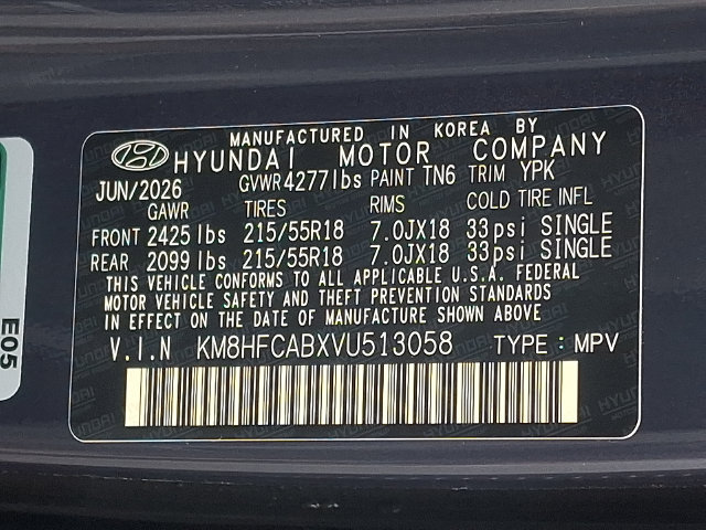 New 2027 Hyundai Kona SEL Sport AWD/4WD image 21