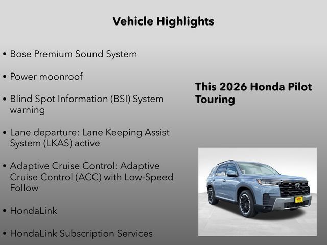 New 2026 Honda Pilot Touring image 31