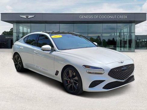 Certified 2023 Genesis G70 3.3T w/ Sport Prestige Package RWD image 1