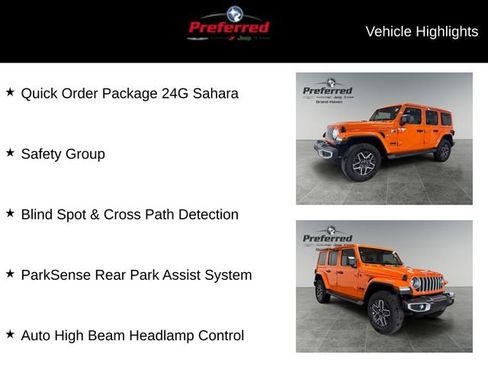 New 2025 Jeep Wrangler Sahara w/ Safety Group image 11
