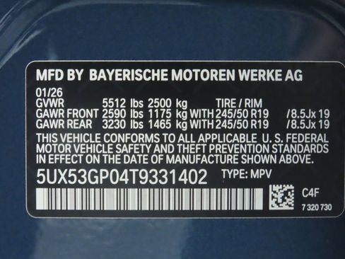 New 2026 BMW X3 xDrive30 image 34