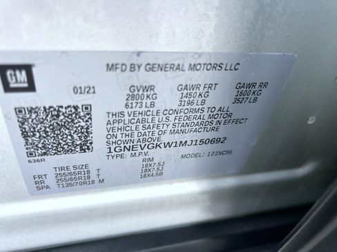 Used 2021 Chevrolet Traverse LT image 27
