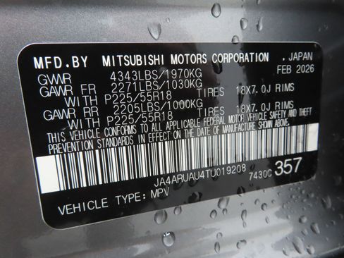 New 2026 Mitsubishi Outlander Sport ES image 24