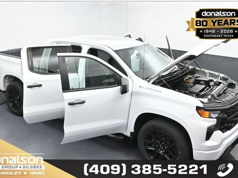 Used 2024 Chevrolet Silverado 1500 Custom w/ Turbomax Blackout Package AWD/4WD image 23